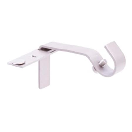Daphnes Dinnette 0.62 in. Curtain Brackets, Brushed Nickel DA2158030